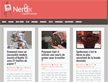 Tablet Screenshot of nerdpix.com